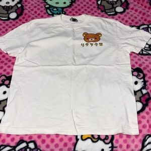 Dumbgood White T-Shirt with Bear Graphic